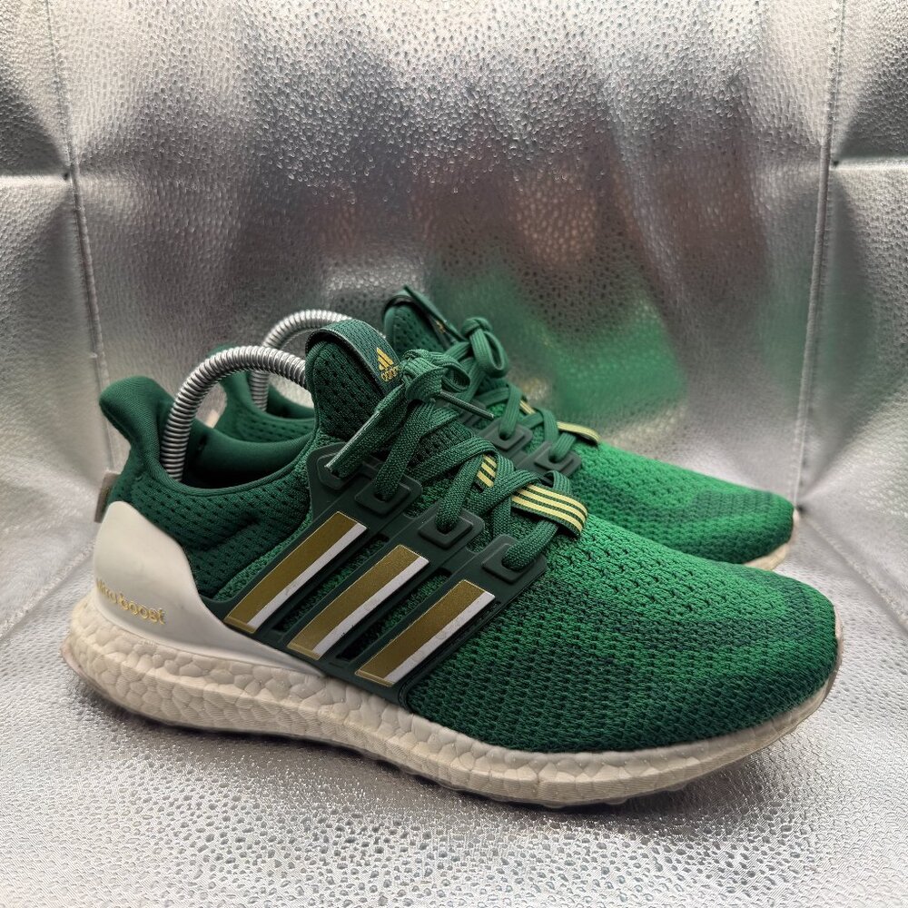 Size 7 Adidas UltraBoost 2.0 Long Beach Green‎ Mens Lace-Up Running Shoes FZ5485